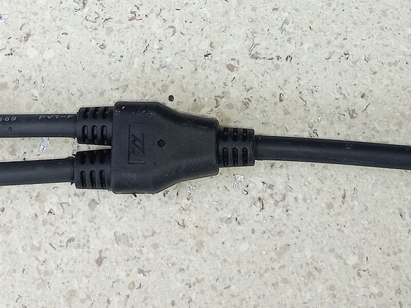 MC4-Type Y-Branch Cable, 2-to-1 Parallel Splitter, 10 AWG