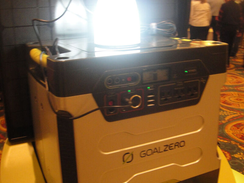 1,400 Wh Portable Power Station, 1,500 W, with Lantern Top Light